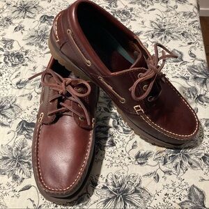 VOLKS WALKER Sz  43 Leather Classic Boat Shoes